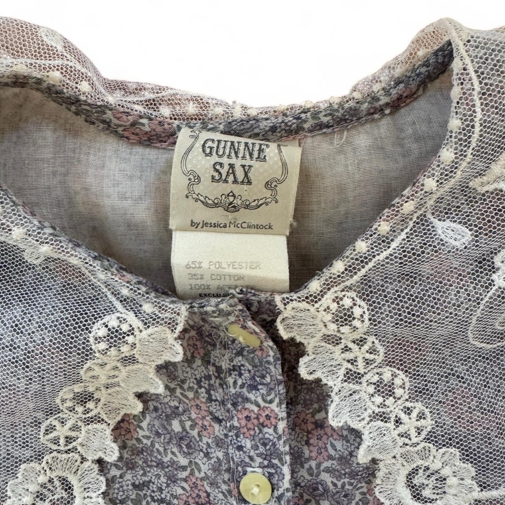 Gunne Sax Floral Prairie Dress - image 2